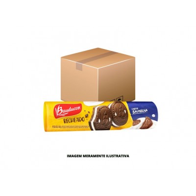 BISCOITO - BAUDUCCO - 140g RECH BAUNILHA - CX56